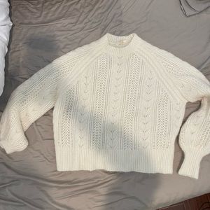 Sezane Cream Sweater
